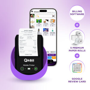 QIKBILL Compatible 2” Thermal Bluetooth POS Printer